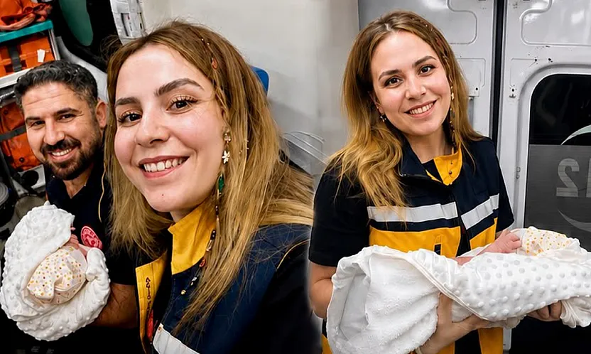 Malatya Pütürge'de Bebek Ambulansta Dünyaya Geldi!