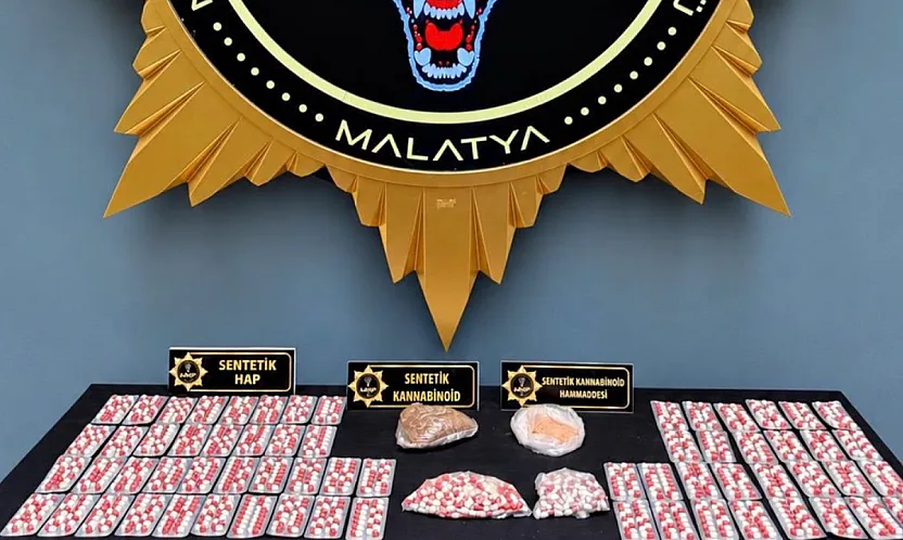Narkotik Ekipleri Adım Adım Takip Etti! Malatya'da Binlerce Uyuşturucu Hap Ele Geçirildi