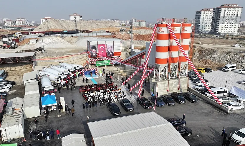 Yeşilyurt'ta 70 Milyon TL'lik Beton Santrali Açıldı